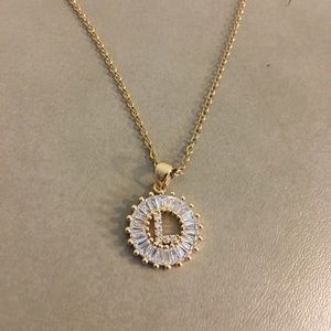 Initial “L” necklace